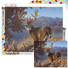 Load image into Gallery viewer, Diamond Painting - Full Square - reindeer (50*40CM)