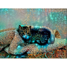 Load image into Gallery viewer, Diamond Painting - Full Round - cat (40*30CM)