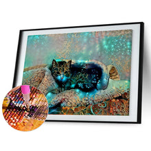 Load image into Gallery viewer, Diamond Painting - Full Round - cat (40*30CM)
