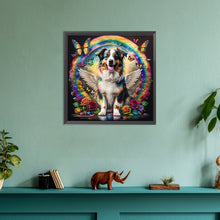 Load image into Gallery viewer, Diamond Painting - Full Round - rainbow wings dog (30*30CM)