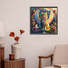 Load image into Gallery viewer, Diamond Painting - Full Round - rainbow wings cat (30*30CM)