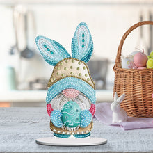 Load image into Gallery viewer, Easter Gnome Special Shaped Desktop Diamond Art Kits Bedroom Table Decoration
