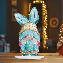 Load image into Gallery viewer, Easter Gnome Special Shaped Desktop Diamond Art Kits Bedroom Table Decoration