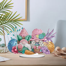 Load image into Gallery viewer, Easter Gnome Special Shaped Desktop Diamond Art Kits Bedroom Table Decoration