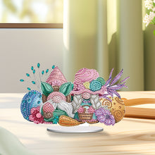Load image into Gallery viewer, Easter Gnome Special Shaped Desktop Diamond Art Kits Bedroom Table Decoration