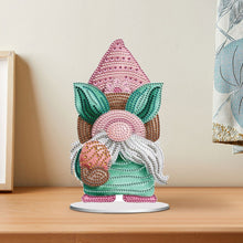 Load image into Gallery viewer, Easter Gnome Special Shaped Desktop Diamond Art Kits Bedroom Table Decoration
