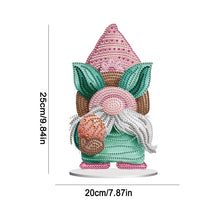 Load image into Gallery viewer, Easter Gnome Special Shaped Desktop Diamond Art Kits Bedroom Table Decoration