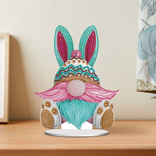 Load image into Gallery viewer, Easter Gnome Special Shaped Desktop Diamond Art Kits Bedroom Table Decoration