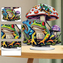 Load image into Gallery viewer, Colorful Special Shape Mushroom Frog Desktop Diamond Art Kits for Adult Beginner