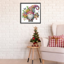 Load image into Gallery viewer, Diamond Painting - Partial Special Shaped - Flower Gnome (30*30CM)