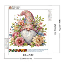 Load image into Gallery viewer, Diamond Painting - Partial Special Shaped - Flower Gnome (30*30CM)