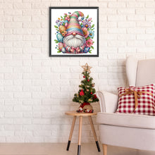 Load image into Gallery viewer, Diamond Painting - Partial Special Shaped - Flower Gnome (30*30CM)