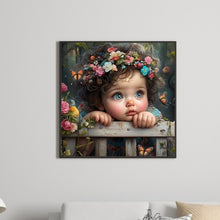 Load image into Gallery viewer, Diamond Painting - Full Round - Big-eyed doll (30*30CM)