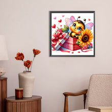 Load image into Gallery viewer, Diamond Painting - Full Round - cute bee (30*30CM)