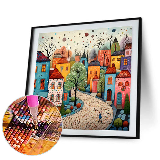 Diamond Painting - Full Round - color house (40*40CM)