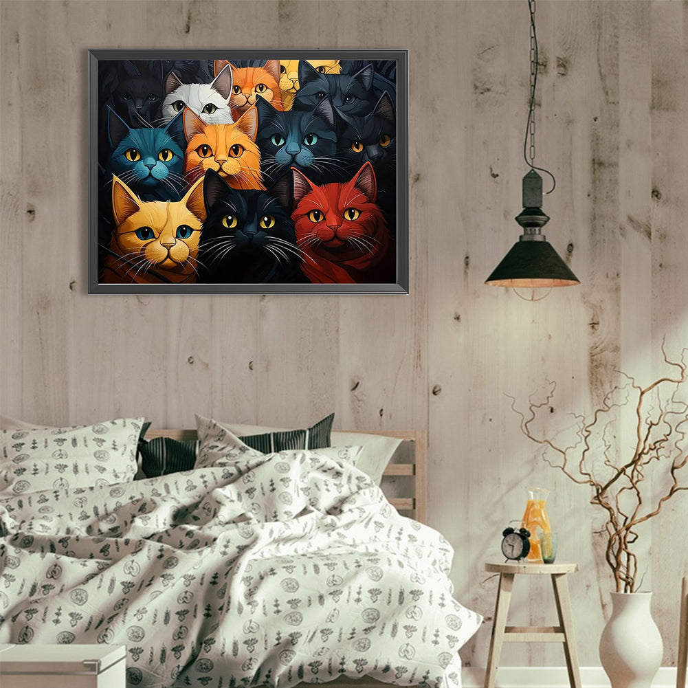 Diamond Painting - Full Round - cat (40*30CM)