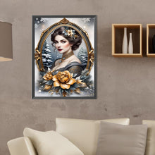 Load image into Gallery viewer, Diamond Painting - Full Round - noble lady (30*40CM)