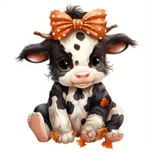 Load image into Gallery viewer, Diamond Painting - Full Round - dairy cow (30*30CM)