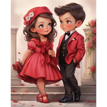 Load image into Gallery viewer, Diamond Painting - Full Square - Valentine's Day Couple (40*50CM)