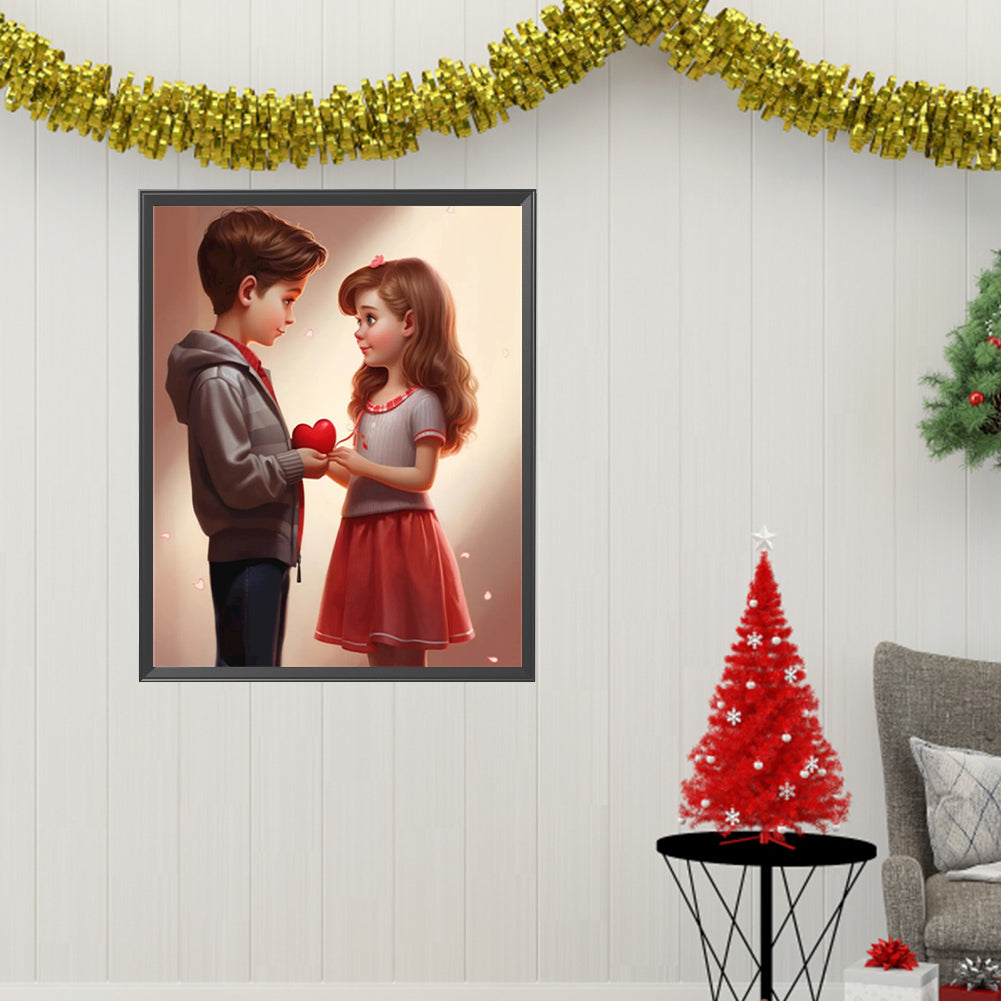 Diamond Painting - Full Square - Valentine's Day Couple (40*50CM)