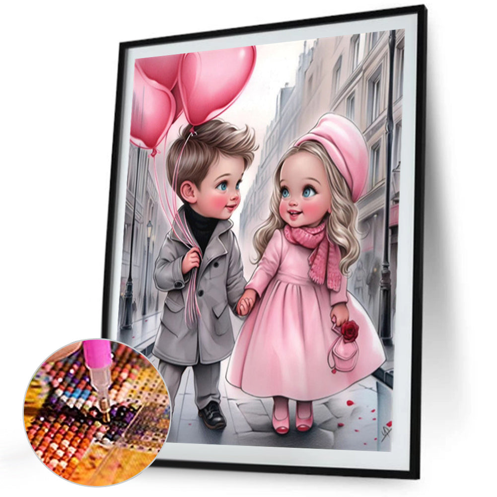 Diamond Painting - Full Square - Valentine's Day Couple (40*50CM)