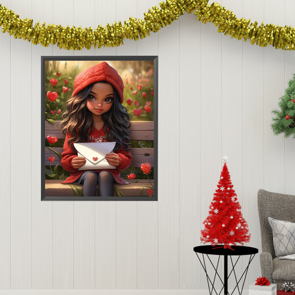 Diamond Painting - Full Square - Valentine's Day Love Letter (40*50CM)