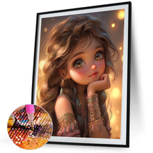Load image into Gallery viewer, Diamond Painting - Full Square - little girl (40*50CM)