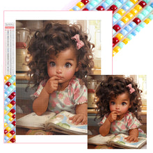 Load image into Gallery viewer, Diamond Painting - Full Square - little girl (40*50CM)