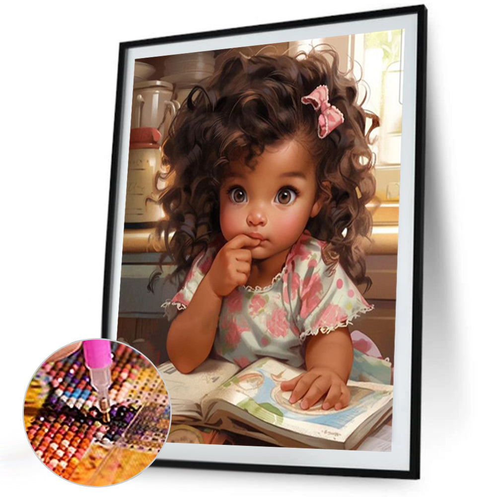 Diamond Painting - Full Square - little girl (40*50CM)