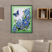 Load image into Gallery viewer, Diamond Painting - Full Round - Paper flowers and butterflies (30*40CM)