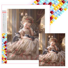 Load image into Gallery viewer, Diamond Painting - Full Square - noble girl (40*50CM)