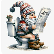 Load image into Gallery viewer, Diamond Painting - Full Round - Goblins on the toilet (30*30CM)