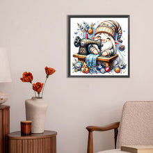 Load image into Gallery viewer, Diamond Painting - Full Round - Gnome making needlework (30*30CM)