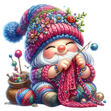 Load image into Gallery viewer, Diamond Painting - Full Round - Gnome making needlework (30*30CM)