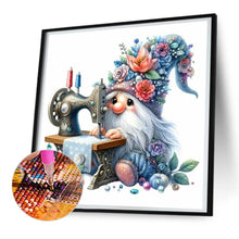 Load image into Gallery viewer, Diamond Painting - Full Round - Gnome making needlework (30*30CM)