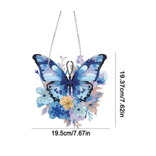 Load image into Gallery viewer, Handmade Acrylic Butterfly 5D DIY Diamond Painting Dots Pendant for Office Decor