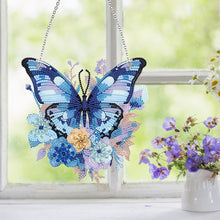 Load image into Gallery viewer, Handmade Acrylic Butterfly 5D DIY Diamond Painting Dots Pendant for Office Decor