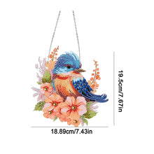 Load image into Gallery viewer, Acrylic Bird Single-Side 5D DIY Diamond Painting Dot Pendant Garden Window Decor