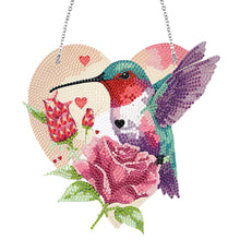 Load image into Gallery viewer, Acrylic Bird Single-Side 5D DIY Diamond Painting Dot Pendant Garden Window Decor