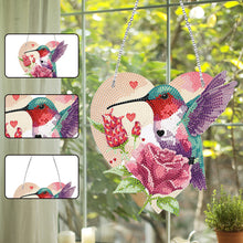 Load image into Gallery viewer, Acrylic Bird Single-Side 5D DIY Diamond Painting Dot Pendant Garden Window Decor