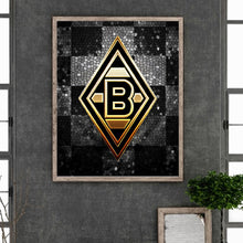 Load image into Gallery viewer, Diamond Painting - Full Round - Monchenglatbach logo (40*50CM)