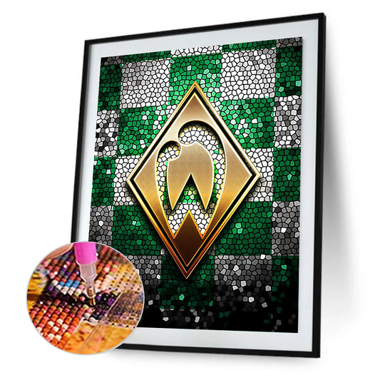Diamond Painting - Full Round - Werder Bremen logo (40*50CM)