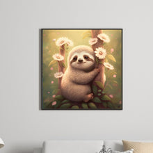 Load image into Gallery viewer, Diamond Painting - Full Round - sloth (30*30CM)