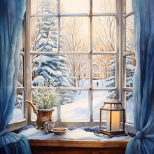 Load image into Gallery viewer, Diamond Painting - Full Round - Window view (30*30CM)