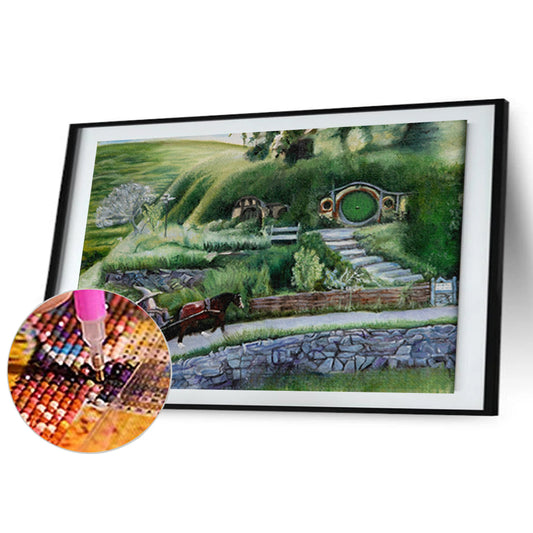 Diamond Painting - Full Round - hobbit art (45*30CM)