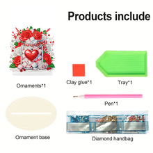 Load image into Gallery viewer, Acrylic 5D DIY Love Rose Diamond Art Tabletop Decor Bedroom Table Home Decor