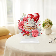 Load image into Gallery viewer, Acrylic 5D DIY Love Rose Diamond Art Tabletop Decor Bedroom Table Home Decor