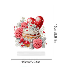 Load image into Gallery viewer, Acrylic 5D DIY Love Rose Diamond Art Tabletop Decor Bedroom Table Home Decor
