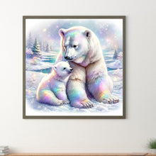 Load image into Gallery viewer, Diamond Painting - Full Round - polar bear (50*50CM)