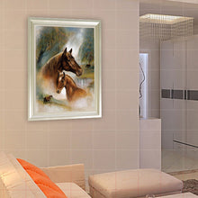 Load image into Gallery viewer, Horses 30*40CM(Canvas) Round Drill Diamond Painting
